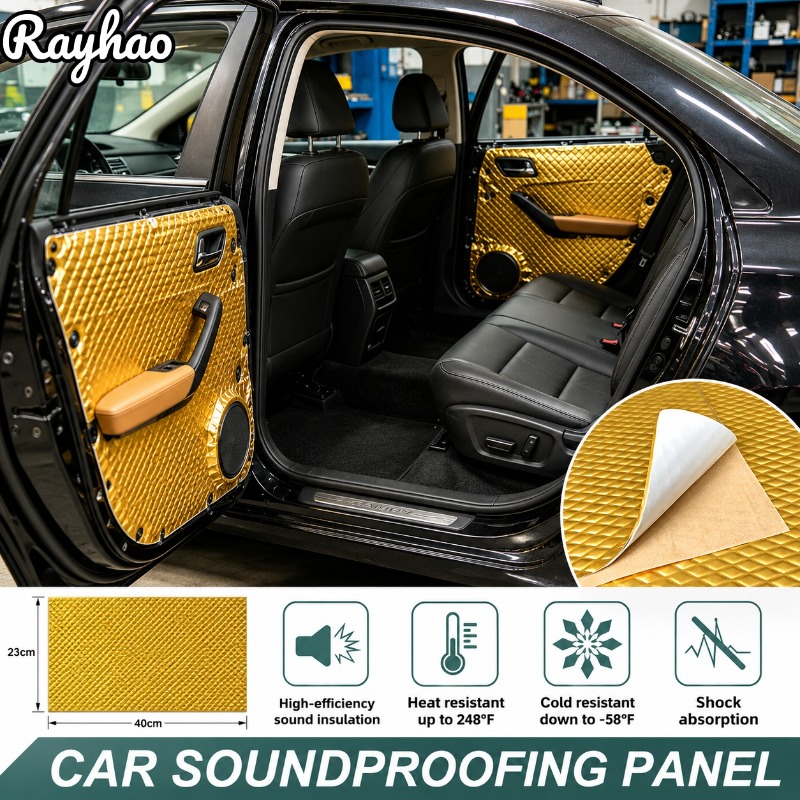 Car Floor Mat - Tapis d'insonorisation pour voiture, feuille d'isolation