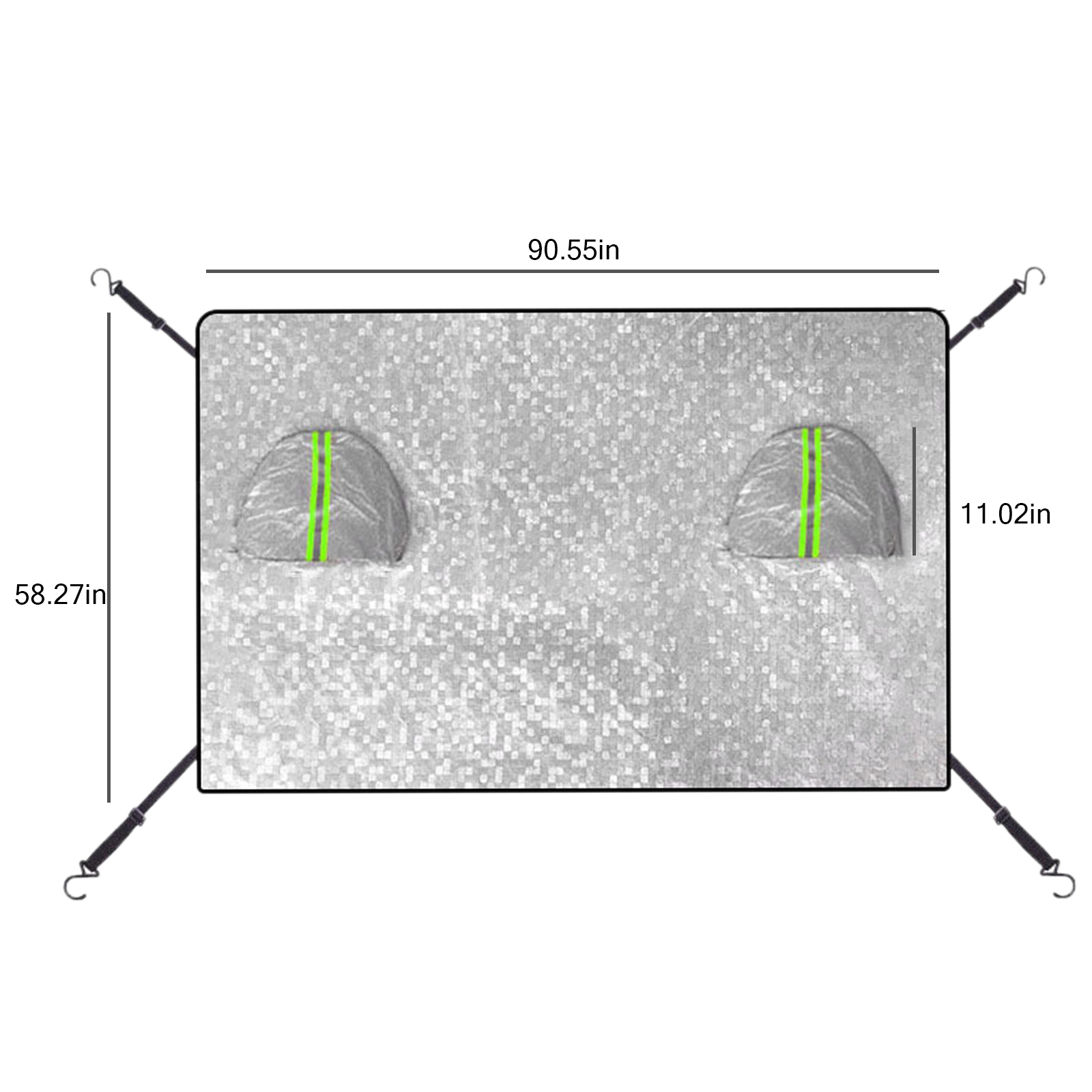 Couverture universelle de barr - Windshield Sun Shade avis et prix